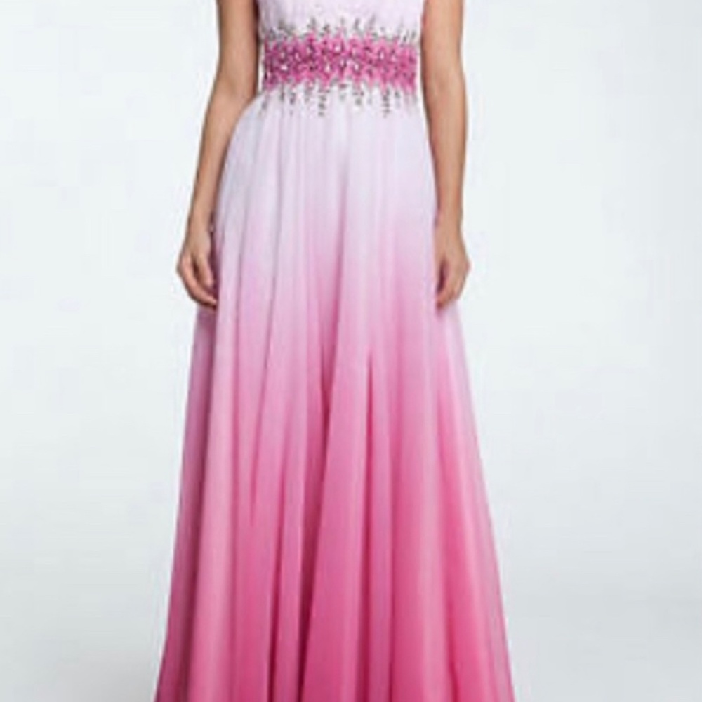 Pink Ombré Prom Dress |Sean Collection| Size 2 - Picture 5 of 6